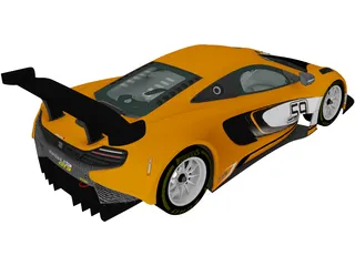 McLaren 650S GT3 (2014) 3D Model