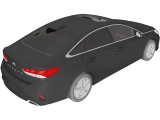 Hyundai Sonata (2018) 3D Model