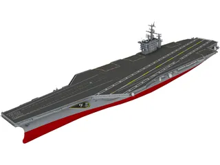 USS Gerald R. Ford 3D Model