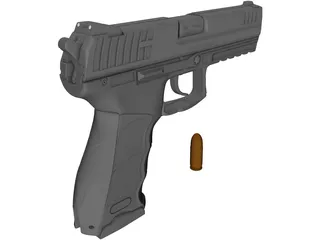 Heckler & Koch P30L 3D Model