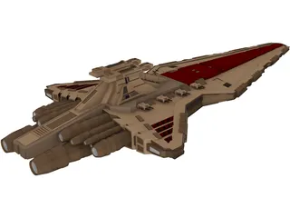 Star Wars Venator 3D Model