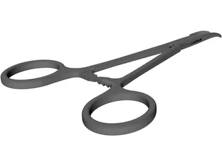 Surgical Hemostats 3D Model