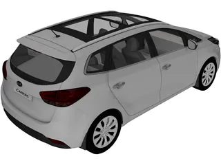 Kia Carens [Rondo] (2013) 3D Model