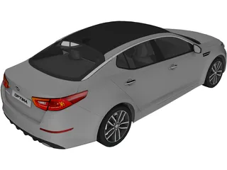 Kia Optima (2014) 3D Model