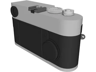 Leica M9 Digital Camera 3D Model