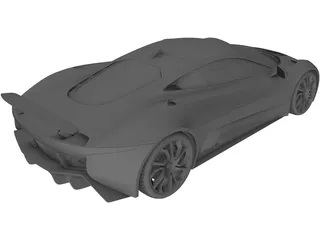 Jaguar C-X75 Concept (2014) 3D Model