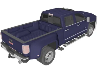 GMC Sierra HD (2015) 3D Model