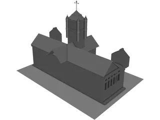 Grand Church 3D Model