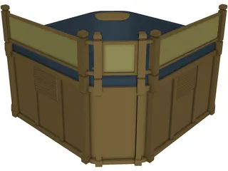 Outdoor Hot Tub Model 3D Model