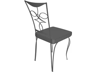 Cast Iron Chair 3D Model