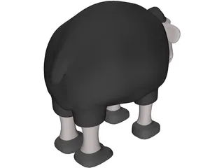 Baa Baa Black Sheep 3D Model