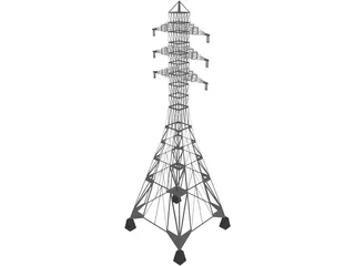 Transmission Pylon 3D Model