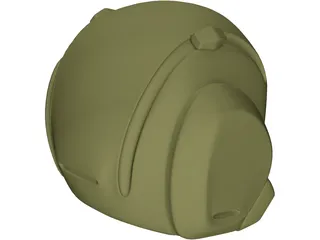 Pilot Helmet 3D Model