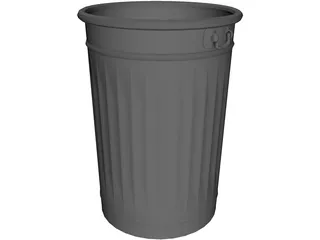 Dustbin 3D Model