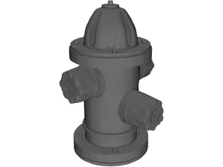 Fire Hydrant 3D Model