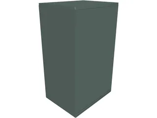 Storage Pedestal 3D Model