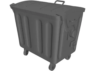 Trash Container 3D Model