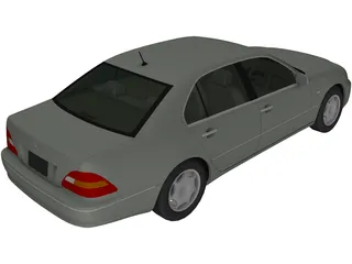 Toyota Celsior (2001) 3D Model