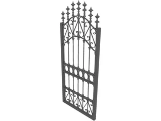 Iron Gate 3D Model