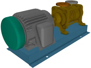 Pompetrevaini TBH 200 Pump 3D Model