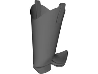 Cowboy Boot 3D Model