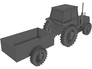 Tractor 3D Model