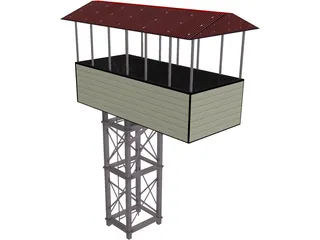 Flag Stand 3D Model