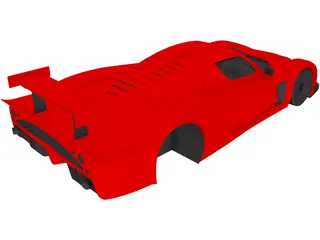 Maserati MC12 Body 3D Model