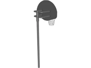 Basketball Street Hoop 3D Model