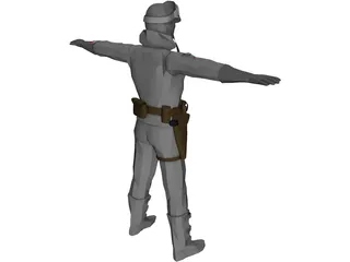 Star Wars Hoth Soldier 3D Model