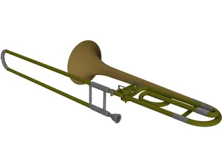 Trombone 3D Model