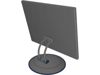 TFT LCD Monitor 3D Model