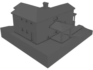 Family House 3D Model