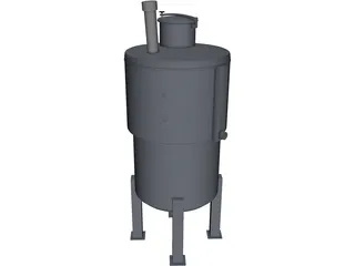 Wine Holding Tank 3D Model