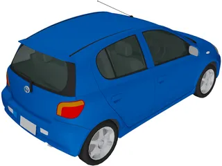 Toyota Vitz (2002) 3D Model