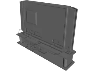 Phillips PlasmaVision TV 3D Model