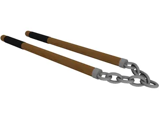 Nunchucks 3D Model