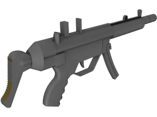 H&K MP5 3D Model