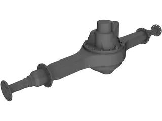 Rear Axle 3D Model