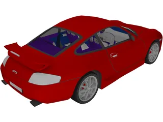 Porsche 911 996 GT3 3D Model