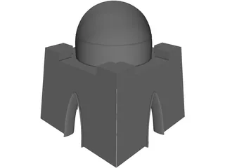 Mazar-e-Quiad 3D Model