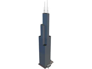 Sears Tower 3D Model