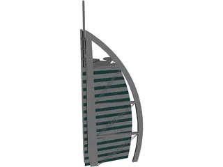 Burj al arab 3D Model