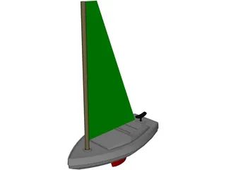 Vacuum Formed Model Boat 3D Model