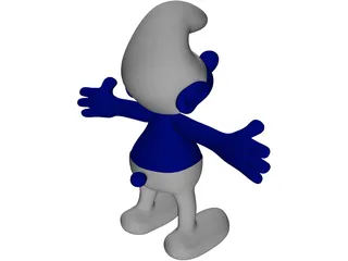 Smurf 3D Model