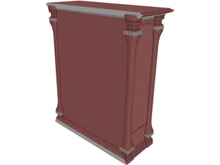 Bedroom Armoire 3D Model