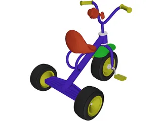 Childs Bike 3D Model