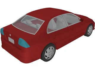 Honda Civic (2005) 3D Model