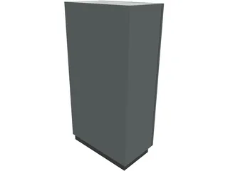 Fridge 2 Door 3D Model