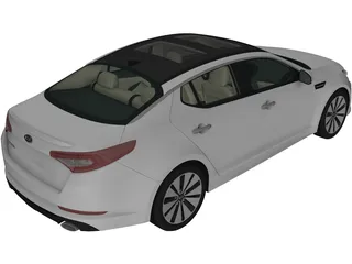 Kia Optima (2011) 3D Model